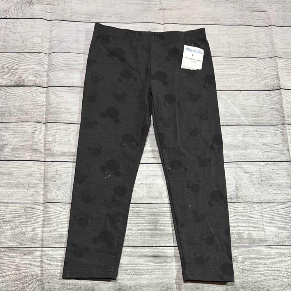 Disney Minnie Mouse Gray Leggings size 6